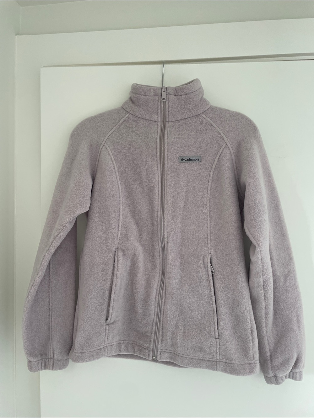 Columbia Women's Light Lavender Full-Zip Teddy Fleece Jacket